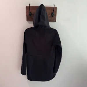 Lululemon Glyde Along Black Hooded Softshell Full‎ Zip Jacket Womens Size 4 thumbnail 7