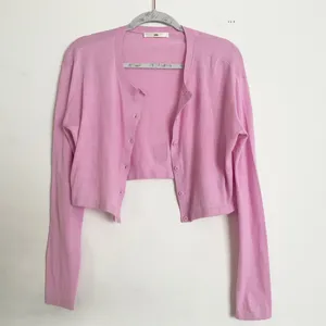 Alo Yoga Supernatural Sweater Cardigan Candy Heart Pink M thumbnail 2