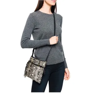 🐍 Frye Sacha Snake‎ Print Leather Mini Crossbody Bag with Tassel ✨ thumbnail 2