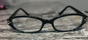 Elegant Black Women's Readers Glasses 1.75 NWOT thumbnail 1
