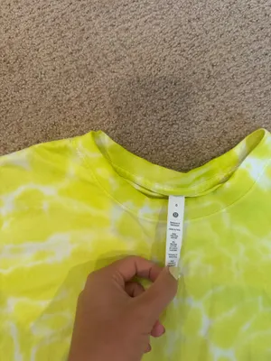Lululemon Top Cropped Tie-Dye All Yours Cotton thumbnail 2
