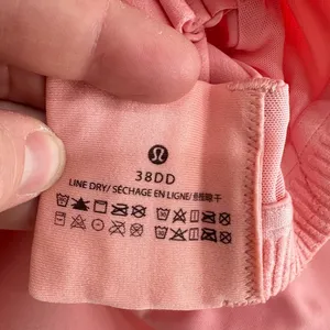 Lululemon AirSupport Bra Pink High Support Running‎ Sports Bra 38DD thumbnail 4