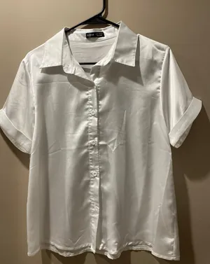 SheIn button up blouse thumbnail 1