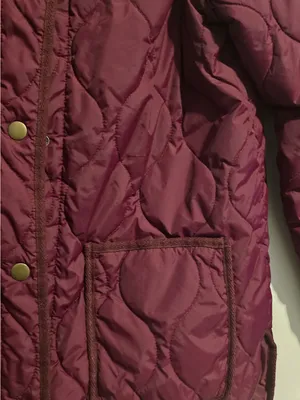St. John's Bay Quilted Wine-Red Puffer Jacket thumbnail 11