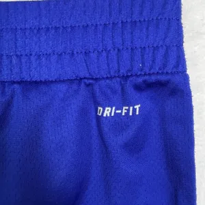 Nike 1X Dri Fit Cross Fit Drawstring Elastic Waist Purple Shorts Mesh White Trim thumbnail 10