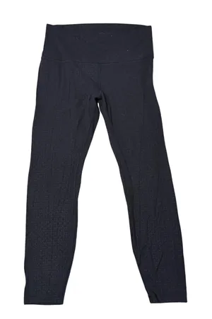 Lululemon Wunder Under Leggings Womens‎ 8 Black Excellent High Rise Geometric thumbnail 1
