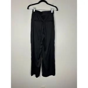 Abercrombie and Fitch High Rise Tailored Satin Pant Sz 24 S thumbnail 2