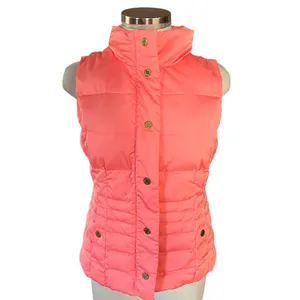 LILLY PULITZER Isabella Puffer Down Vest in Coral Size Small thumbnail 4