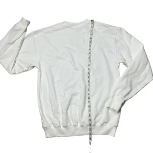 Sporty & Rich Crew Neck White Sweatshirt Oversized Street Wear thumbnail 4