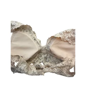 Smart & Sexy Lace Bralette Nude Beige V-Neck Wireless Size S NWT thumbnail 4
