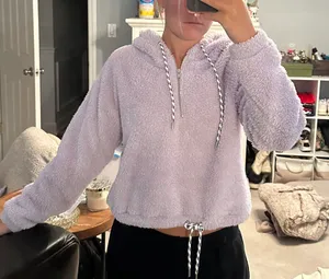 Vanilla Sky Cropped Zip Up Fleece thumbnail 1