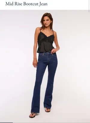 Abercrombie Mid-Rise Bootcut Jeans thumbnail 2