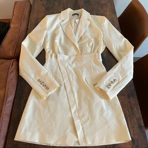 Zara Cream Blazer Mini Dress thumbnail 9