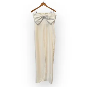 NEW LIKELY Helen Strapless Gown in White Size 8 thumbnail 9