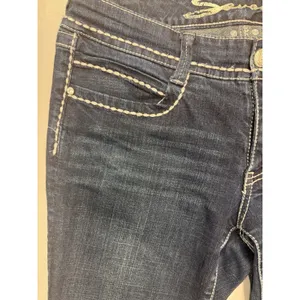 Vintage Seven For All Mankind Skinny Jeans Women's 10 Blue Denim Y2K EUC thumbnail 5