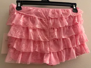 Lace shorts Pink Size M thumbnail 1