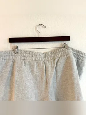 NWT PARKE for Target Women’s Lounge Sweat Shorts Gray Grey Plus Size 2X thumbnail 5