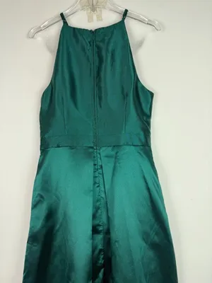 NWT Lulus Broadway Show Emerald Green High-Low Gown Dress Size Small S NEW thumbnail 11