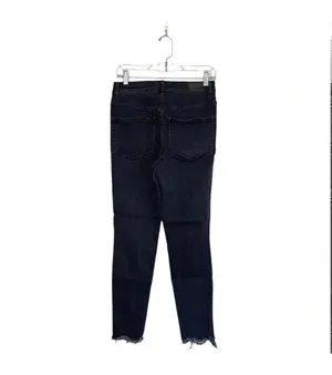 Express Perfect Denim Charcoal Black High Rise Ankle Skinny thumbnail 6