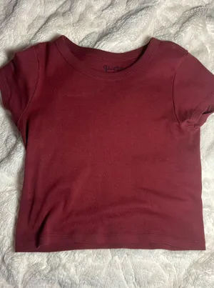Red Brandy Melville Crop Top thumbnail 1