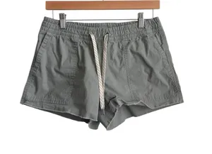 Vuori Vintage Ripstop Shorts Raw Hem Gray DuraTerra Women's XS thumbnail 1