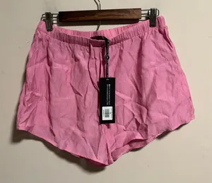 NWT White Fox Boutique I've Got A Feeling Shorts Pink- Size Large thumbnail 1