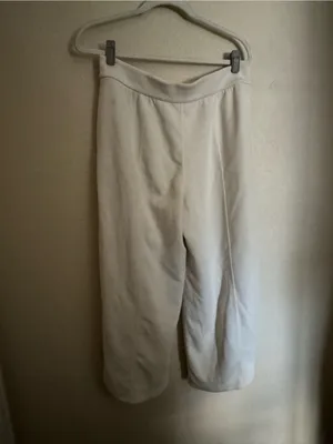 lululemon Softstreme High-Rise Wide-Leg Cropped Pant Sz L Light Ivory thumbnail 10