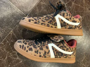 Cushionare Astro Retro SneakerLeopard Print Oversized Fold-over Skate Tongue thumbnail 10
