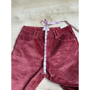 NWT Free People We The Free Risk Taker High Rise Straight Pants Corduroy size 30 thumbnail 7