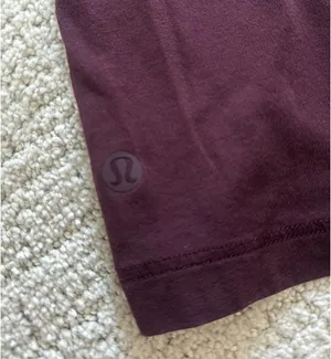 Lululemon All Yours Cotton Tee Cassis 8  thumbnail 2