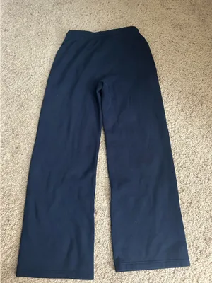 Aritzia Cozy Sweatfleece Boyfriend Wide Sweatpants navy thumbnail 5
