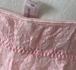 Pink Lace Coquette Slip Size L thumbnail 5
