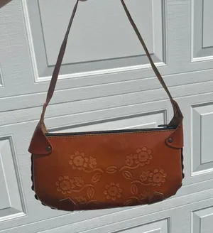 Genuine Leather Brown tote bag thumbnail 2