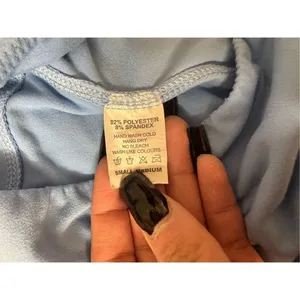 Blue work out leggings Blue thumbnail 2