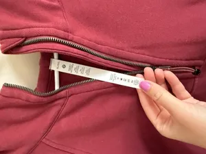 Lululemon Scuba Hooded Half Zip Mulled Wine  thumbnail 4