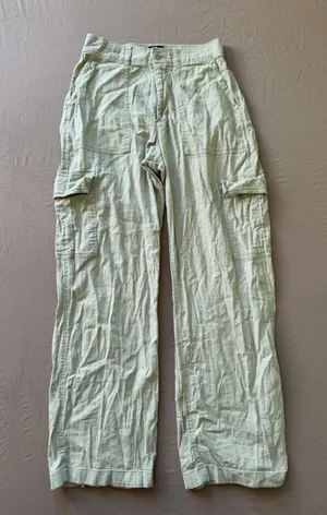 Hollister Linen Blend Cargo Pants thumbnail 6
