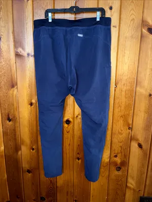 Women’s figs Navy Drawstring nursing pants straight leg pants size XL thumbnail 4