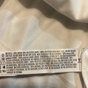 NEW Forever 21 Small Off White Woven Dress with Metal Accents NWT thumbnail 4