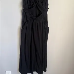 ALEXANDER WANG Cotton Jersey Twist Front Muscle Dress Medium thumbnail 7
