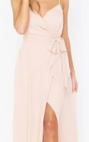 Show Me Your MuMu Liz Maxi Dress Dusty Blush, XXS - NWT thumbnail 1