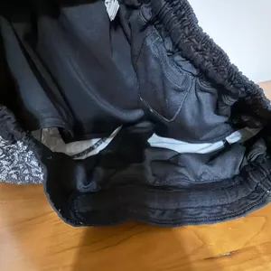 Lululemon Athletica Lace Print Running Shorts‎ Black White Mesh Trim Size 10 Reg thumbnail 6