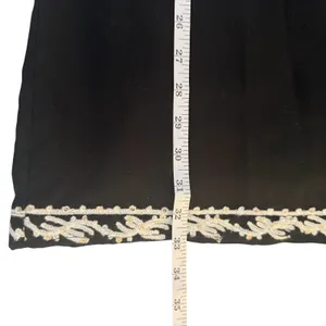 Lulus A Day in the Life Black and White Embroidered Dress Size Medium‎ Kaftan thumbnail 13