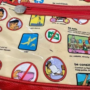TransVersion Funky Funny Plastic Purse Red thumbnail 2