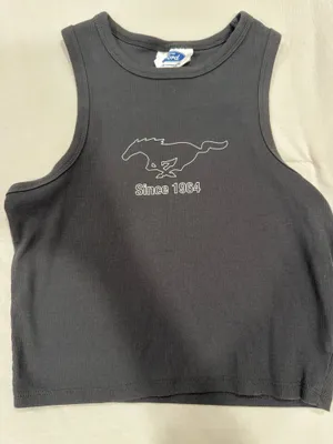 Cotton On Black Crop Tank thumbnail 1