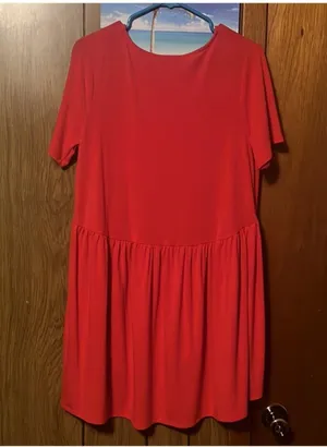 Short sleeve babydoll top thumbnail 1
