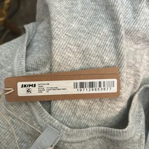 Skims (C4) Cotton Rib Tank Heather grey 4X thumbnail 4