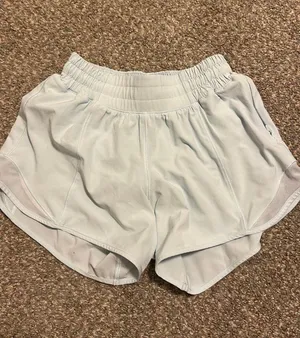 Light Blue Lululemon Shorts Hotty Hot 2.5" thumbnail 1