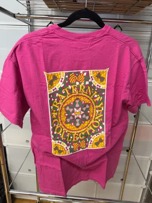 The Fraternity Collection Magenta Pocket Tee  thumbnail 3