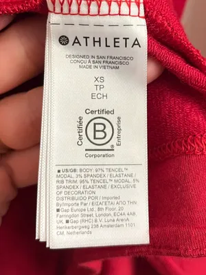 Athleta Pranayama Restore Wrap Cardigan Red Size XS thumbnail 14