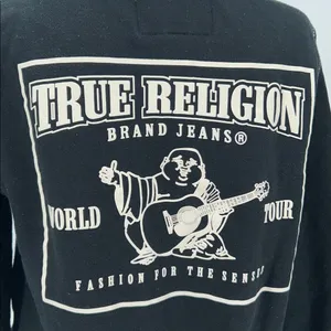 True Religion World Tour Zip Hoodie Women’s Large Black Buddha Graphic thumbnail 7